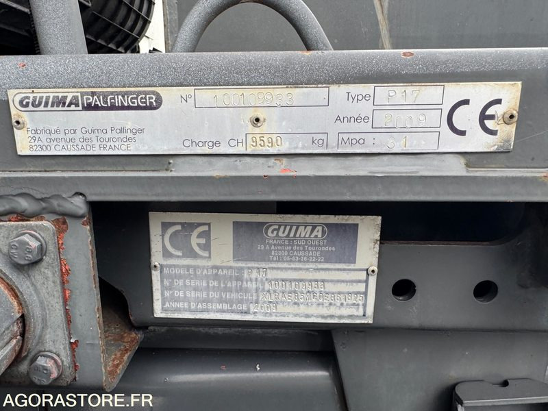 Камион Porteur DAF CF460 19T Ampliroll GUIMA - 2009 - 801000km: слика 13