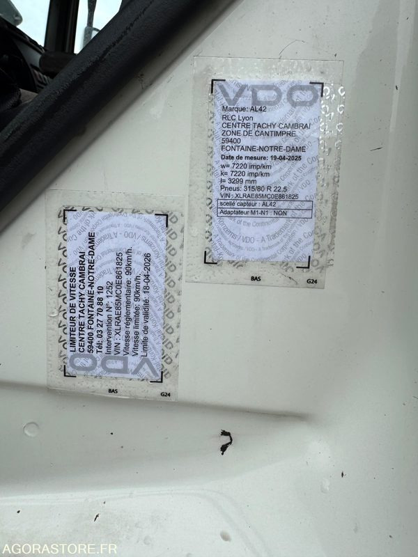 Камион Porteur DAF CF460 19T Ampliroll GUIMA - 2009 - 801000km: слика 12