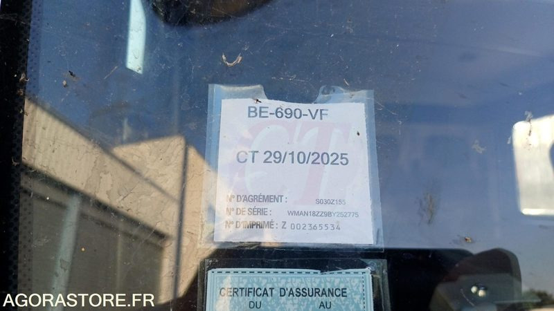 Porteur MAN TGM 18.290 de 2010/458000 kms - BE-690-VF (3822) - Камион: слика 4 Porteur MAN TGM 18.290 de 2010/458000 kms - BE-690-VF (3822) - Камион: слика 4
