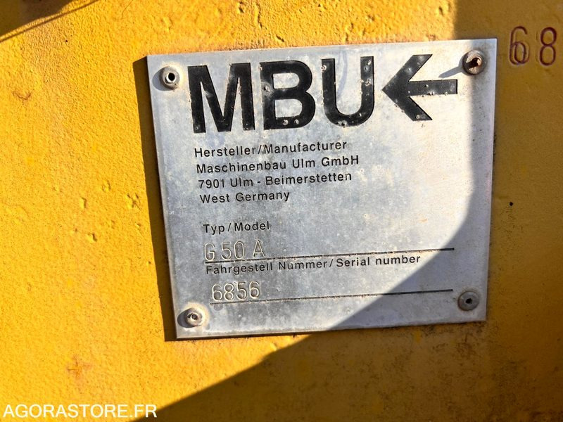 Порамнувач NIVELEUSE MBU G50A 7T - 1990 / 6892 HEURES: слика 10