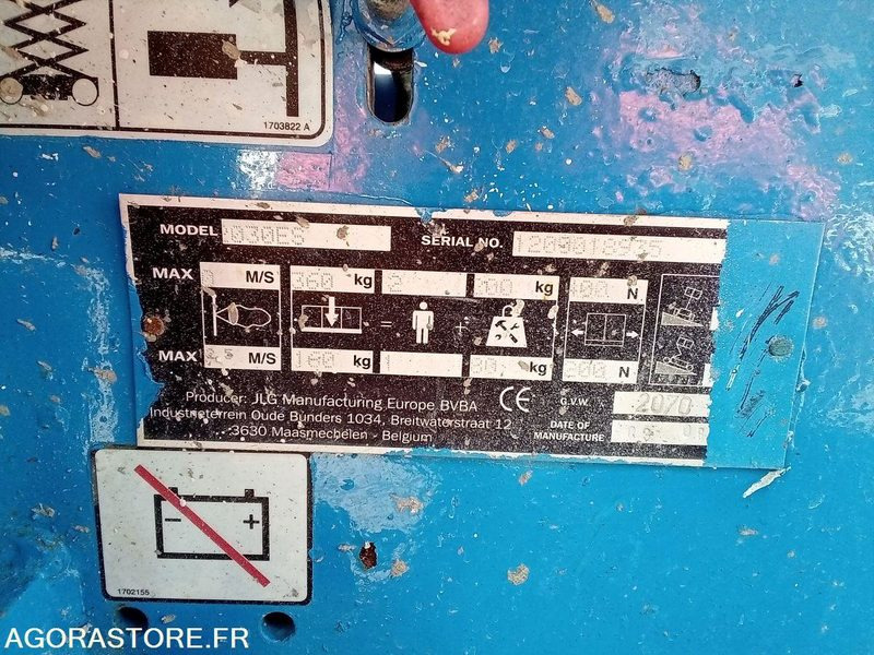 Nacelle electrique à ciseaux JLG 2030ES - Дигачка платформа: слика 4 Nacelle electrique à ciseaux JLG 2030ES - Дигачка платформа: слика 4