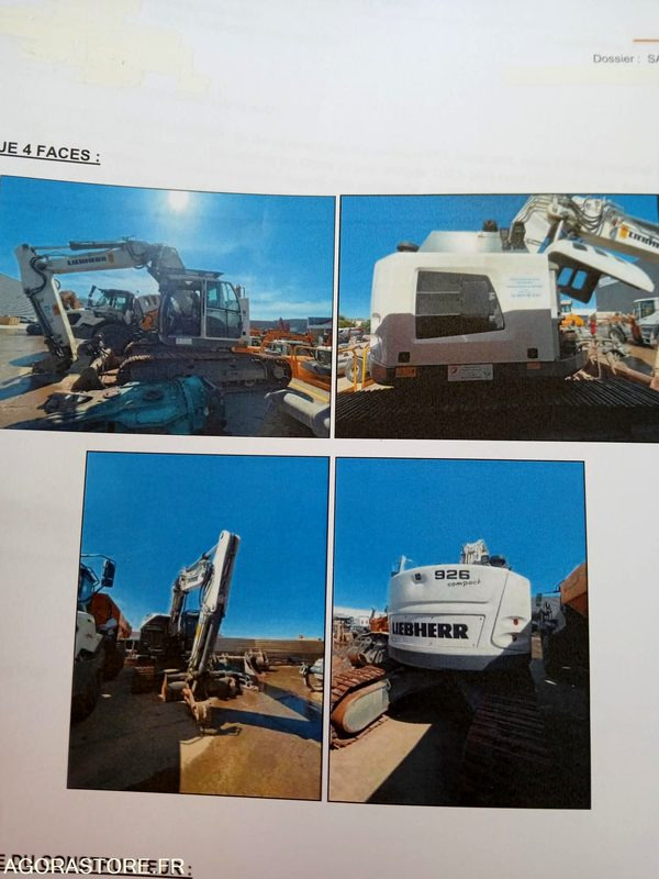 PELLE S/CHENILLES LIEBHERR R 926 COMPACT - 2020 / 3723 HEURES - Багер: слика 5 PELLE S/CHENILLES LIEBHERR R 926 COMPACT - 2020 / 3723 HEURES - Багер: слика 5