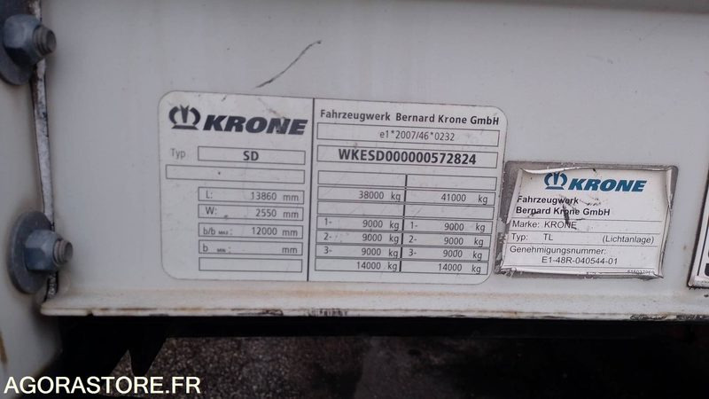 Полуприколка SEMI-REMORQUE KRONE - 2013 - CS-031-XH: слика 20