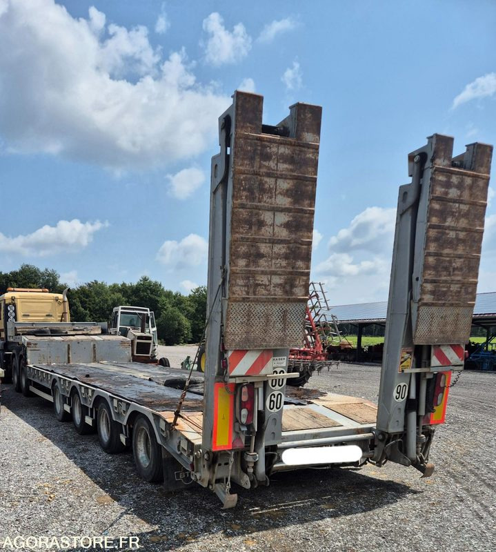 Porte engins 4 essieux - Приколка за низок утовар: слика 4 Porte engins 4 essieux - Приколка за низок утовар: слика 4