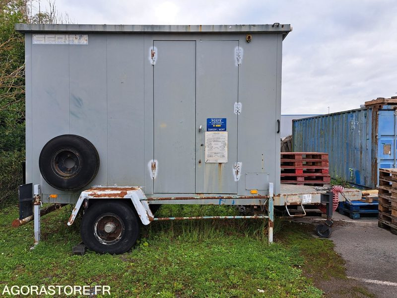 REMORQUE EQUIPEE TRANSFORMATEUR - Градежна опрема, Приколка: слика 1 REMORQUE EQUIPEE TRANSFORMATEUR - Градежна опрема, Приколка: слика 1