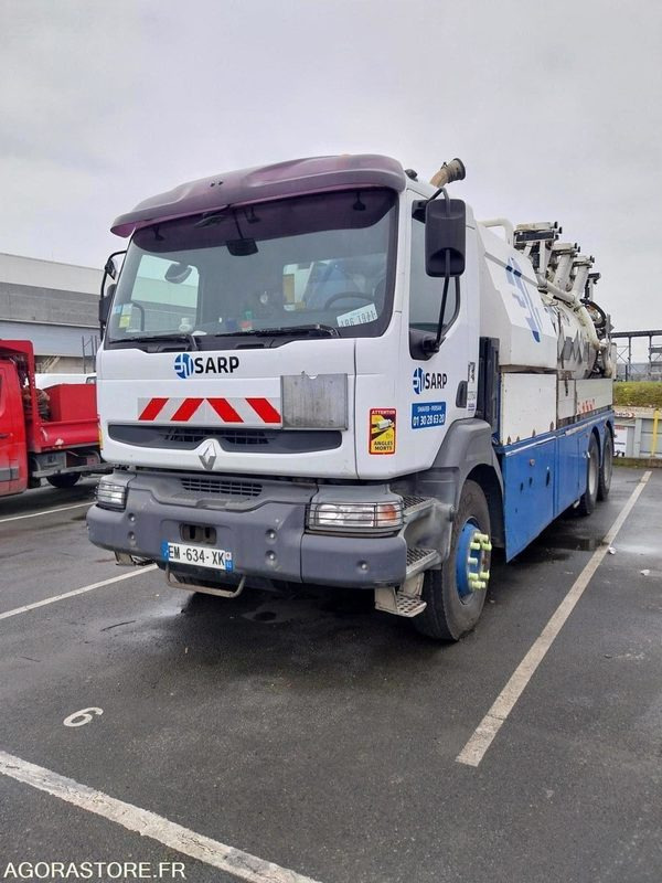 RENAULT KERAX HUWER ADR 2001 515000KM / PB BV EXPORT UNIQUEMENT - Вакуумски камион: слика 1 RENAULT KERAX HUWER ADR 2001 515000KM / PB BV EXPORT UNIQUEMENT - Вакуумски камион: слика 1