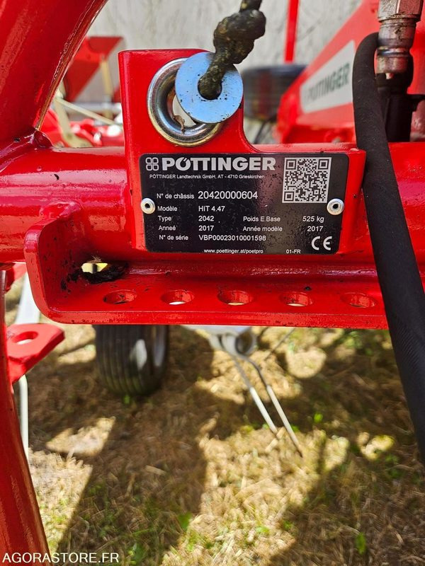 Faneuse Pottinger Hit4.47 année 2017 - Земјоделска машина: слика 3 Faneuse Pottinger Hit4.47 année 2017 - Земјоделска машина: слика 3