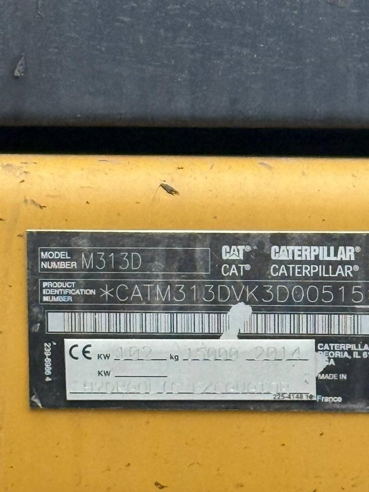 CAT 313 D - Багер на тркала: слика 3 CAT 313 D - Багер на тркала: слика 3