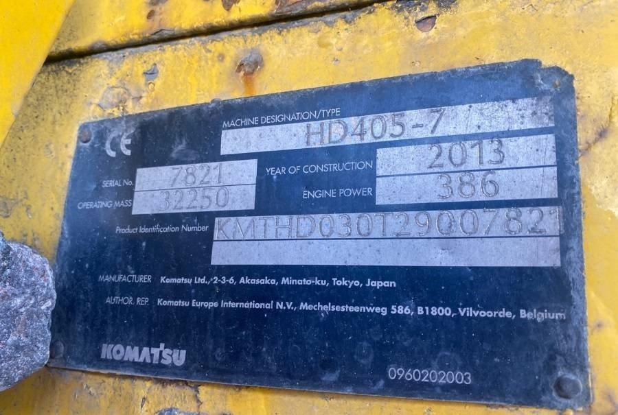 Komatsu DH405-7 - Голем истоварувач/ Камион за камења: слика 3 Komatsu DH405-7 - Голем истоварувач/ Камион за камења: слика 3