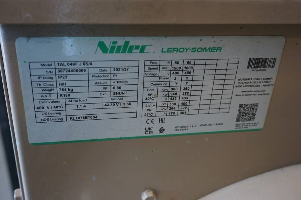 Nidec TAL046F Generator  - Генераторска поставка: слика 5 Nidec TAL046F Generator  - Генераторска поставка: слика 5