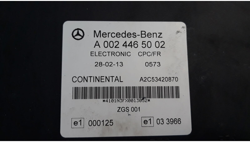 Mercedes-Benz Actros - Единица за контрола за Камион: слика 3 Mercedes-Benz Actros - Единица за контрола за Камион: слика 3