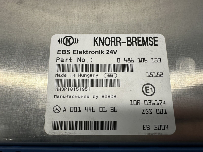 Mercedes-Benz EBS control unit - Единица за контрола за Камион: слика 4 Mercedes-Benz EBS control unit - Единица за контрола за Камион: слика 4