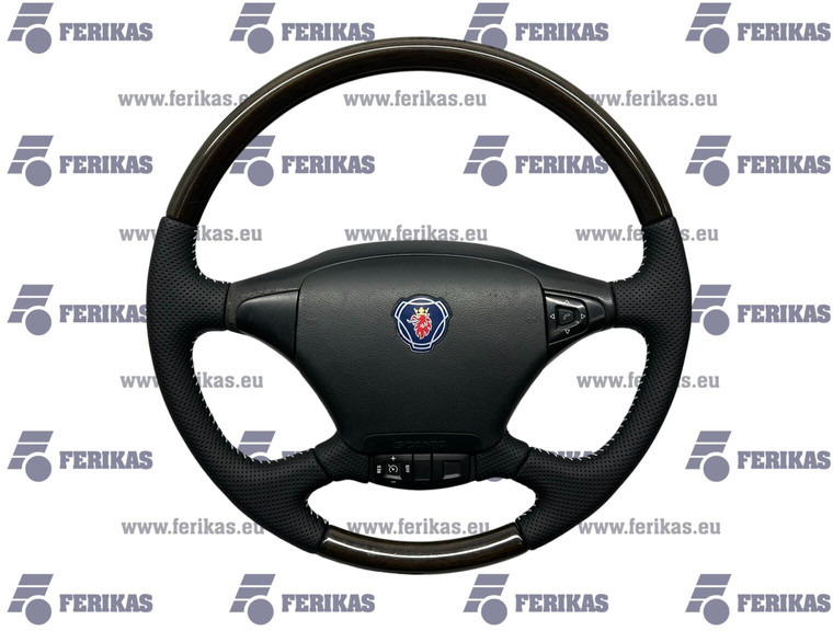 Scania with wooden trim, restored - Волан за Камион: слика 1 Scania with wooden trim, restored - Волан за Камион: слика 1