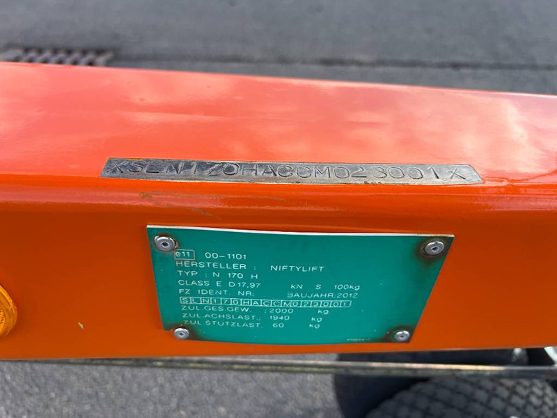 Дигачка платформа на приколка Niftylift 170HE elektro 17m (1839): слика 13