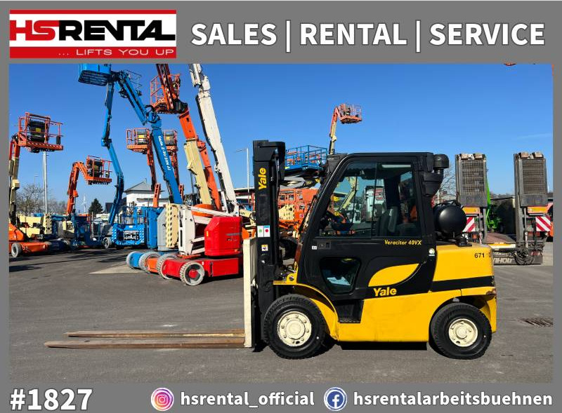 Yale GLP40VX Gas 4T 3.65m (1827) - Плински вилушкар: слика 1 Yale GLP40VX Gas 4T 3.65m (1827) - Плински вилушкар: слика 1