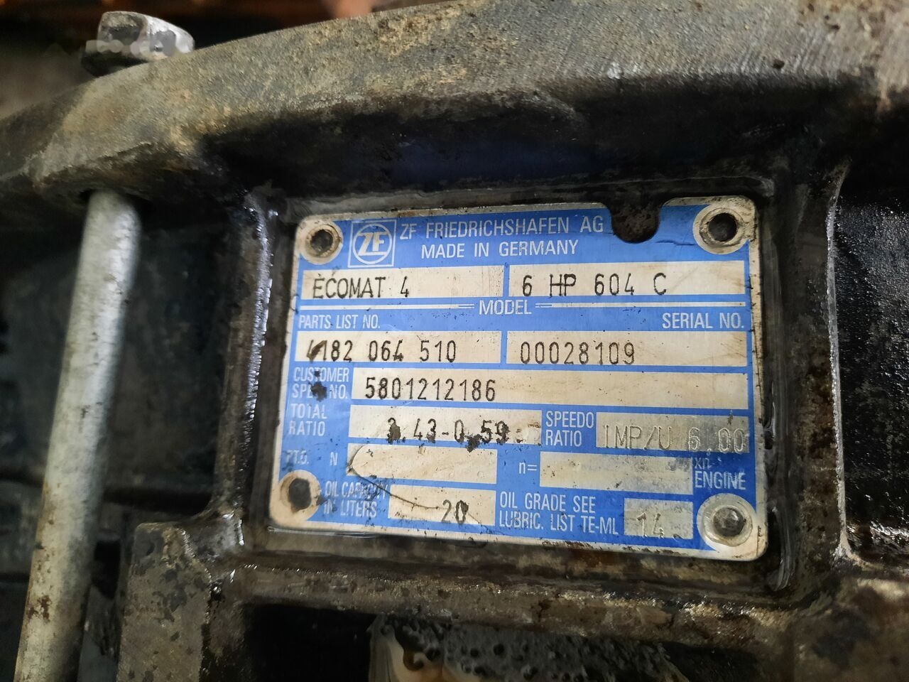 IVECO ZF 6HP604C Cursor 8. 6HP594C IVECO Cursor 8 - Менувач за Автобус: слика 5 IVECO ZF 6HP604C Cursor 8. 6HP594C IVECO Cursor 8 - Менувач за Автобус: слика 5