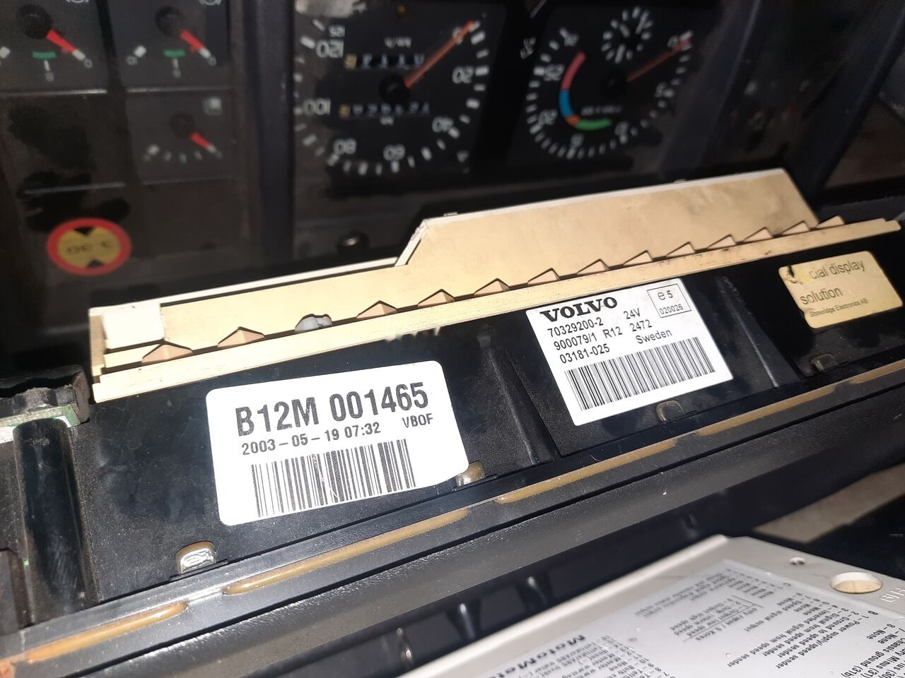 Volvo 70361832-1 . 70361831. 70329201-2 .22205475-P03. 70392912-P01/ Volvo B7 . B9. B12 . FH. Scania - Контролна табла за Автобус: слика 4 Volvo 70361832-1 . 70361831. 70329201-2 .22205475-P03. 70392912-P01/ Volvo B7 . B9. B12 . FH. Scania - Контролна табла за Автобус: слика 4