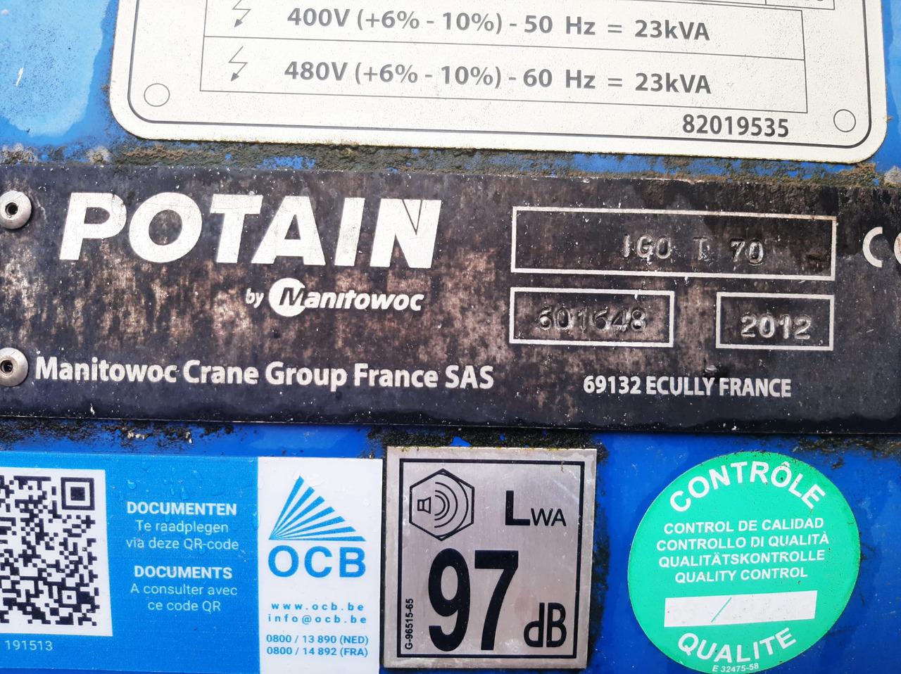 Potain IGO T70A - Самоиздигачки кран: слика 3 Potain IGO T70A - Самоиздигачки кран: слика 3