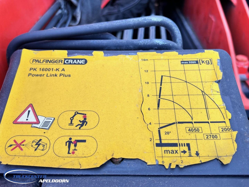 Камион со кука за подигање, Камион со кран DAF CF 85.410 6x4 Bladgeveerd, Palfinger PK16001, Pallift: слика 10
