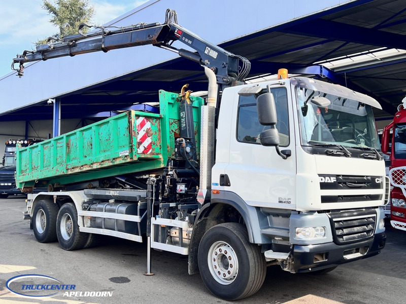 DAF CF 85.410 ATE, Hiab 166, 6x4 Big axle, Steel spring - Камион со кука за подигање, Камион со кран: слика 1 DAF CF 85.410 ATE, Hiab 166, 6x4 Big axle, Steel spring - Камион со кука за подигање, Камион со кран: слика 1