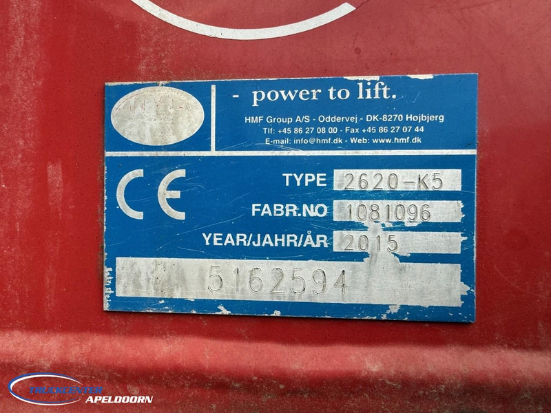 HMF 2620 K5 Afstandsbediening, 2x Extra functie - Кран за натоварување: слика 5 HMF 2620 K5 Afstandsbediening, 2x Extra functie - Кран за натоварување: слика 5