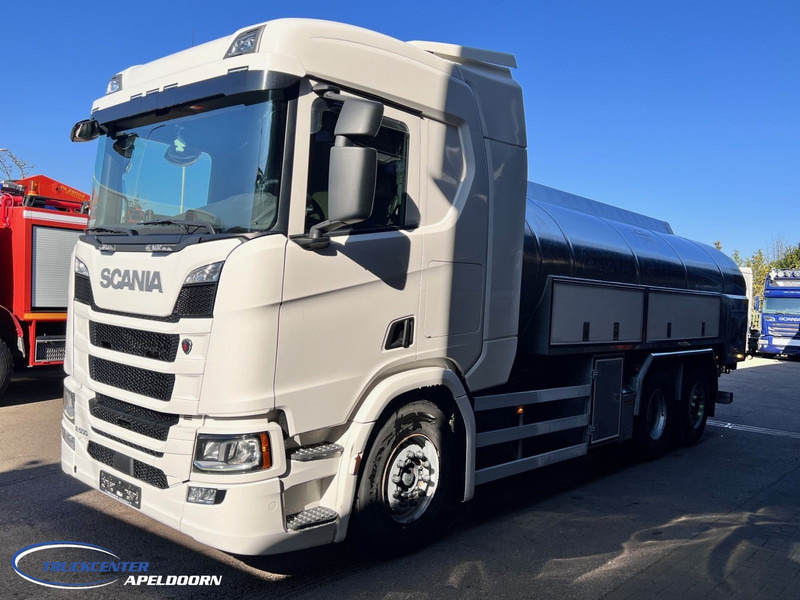 Scania R500 NGS 15000 Liter, Retarder, Steering axle, Stainless steel - Edelstahlt, Milk - Milch - Water - Камион цистерна: слика 3 Scania R500 NGS 15000 Liter, Retarder, Steering axle, Stainless steel - Edelstahlt, Milk - Milch - Water - Камион цистерна: слика 3