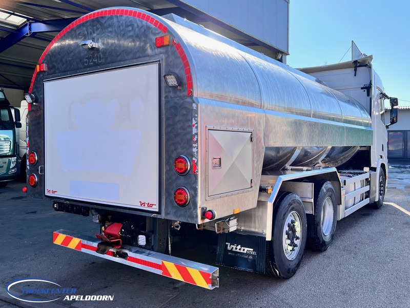 Scania R500 NGS 15000 Liter, Retarder, Steering axle, Stainless steel - Edelstahlt, Milk - Milch - Water - Камион цистерна: слика 2 Scania R500 NGS 15000 Liter, Retarder, Steering axle, Stainless steel - Edelstahlt, Milk - Milch - Water - Камион цистерна: слика 2