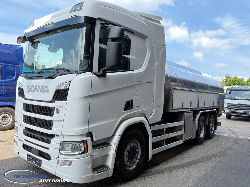 Scania R500 NGS 15000 Liter, Retarder, Stuuras, RVS tank - melk - water - Камион цистерна: слика 2 Scania R500 NGS 15000 Liter, Retarder, Stuuras, RVS tank - melk - water - Камион цистерна: слика 2