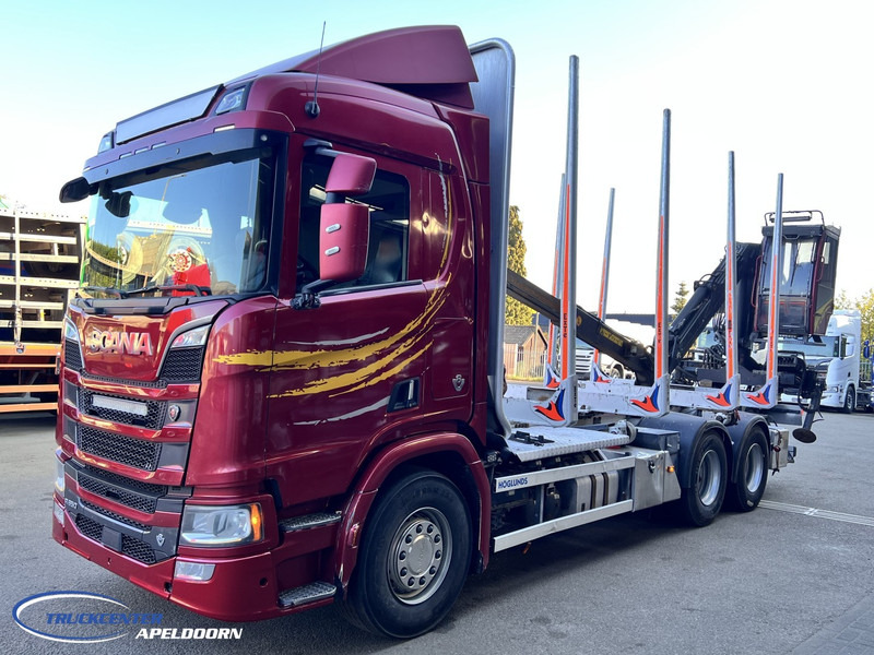 Scania R650 V8 NGS 6x4, Retarder, Jonsered ('18) - Камион за дрва, Камион со кран: слика 3 Scania R650 V8 NGS 6x4, Retarder, Jonsered ('18) - Камион за дрва, Камион со кран: слика 3