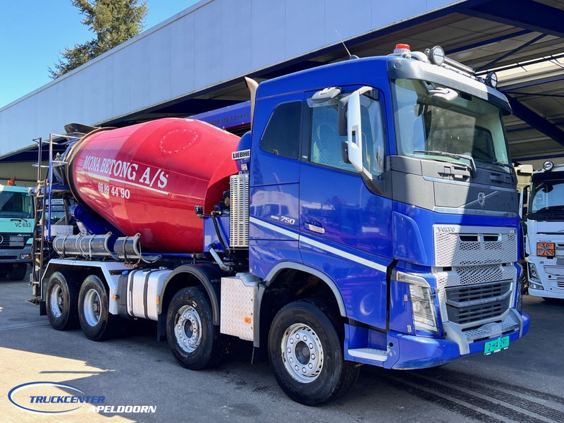 Volvo FH 750 Liebherr 9m3, Conveyer 12+4+1 (Quick coupler!) - Камион миксер за бетон: слика 1 Volvo FH 750 Liebherr 9m3, Conveyer 12+4+1 (Quick coupler!) - Камион миксер за бетон: слика 1