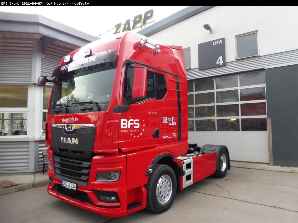 MAN TGX (TG3) 18.580 4x2 BL SA Kipphydraulik GX - Камион влекач: слика 1 MAN TGX (TG3) 18.580 4x2 BL SA Kipphydraulik GX - Камион влекач: слика 1