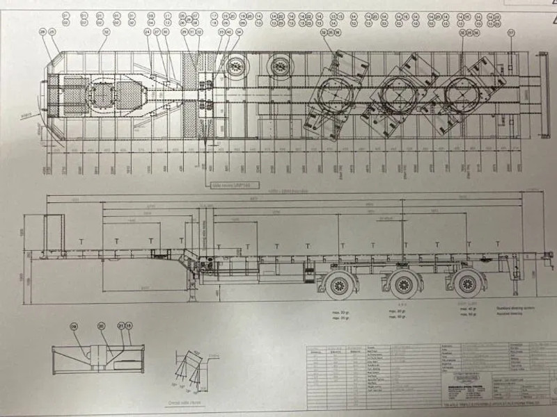Broshuis 3 X EXTENDABLE TOTALE 42 M + EXTENSION TRACK DEFECTIVE - Полуприколка за низок утовар: слика 2 Broshuis 3 X EXTENDABLE TOTALE 42 M + EXTENSION TRACK DEFECTIVE - Полуприколка за низок утовар: слика 2