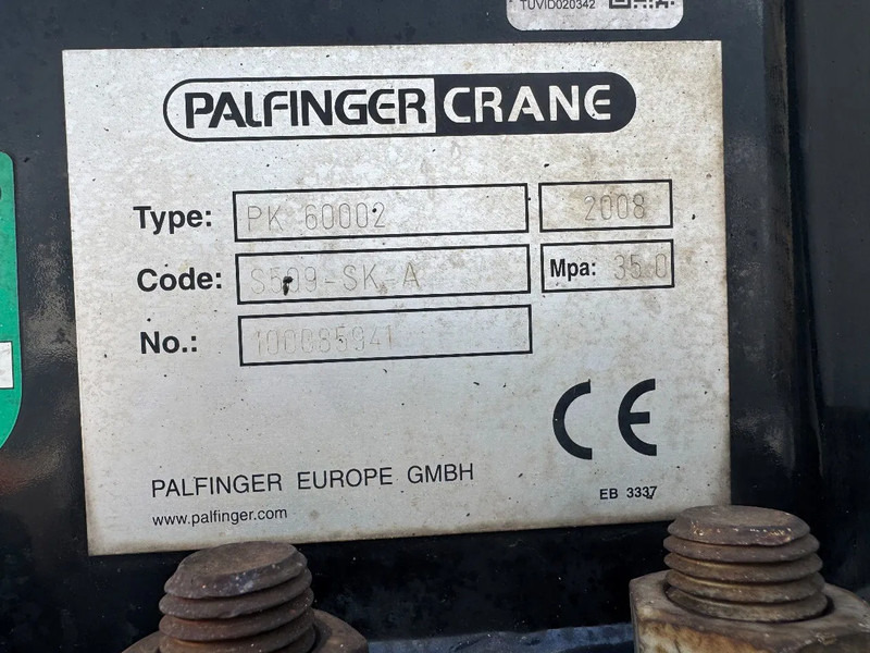 Лизинг на DAF CF 85.410 8X2 EURO 5 PALFINGER PK60002 + FLY JIB + REMOTE + TWISTLOCKS DAF CF 85.410 8X2 EURO 5 PALFINGER PK60002 + FLY JIB + REMOTE + TWISTLOCKS: слика 7 Лизинг на DAF CF 85.410 8X2 EURO 5 PALFINGER PK60002 + FLY JIB + REMOTE + TWISTLOCKS DAF CF 85.410 8X2 EURO 5 PALFINGER PK60002 + FLY JIB + REMOTE + TWISTLOCKS: слика 7