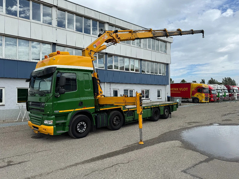 DAF CF 85.410 8X2 HIAB 422EP5 + REMOTE CONTROL - Камион со платформа, Камион со кран: слика 1 DAF CF 85.410 8X2 HIAB 422EP5 + REMOTE CONTROL - Камион со платформа, Камион со кран: слика 1
