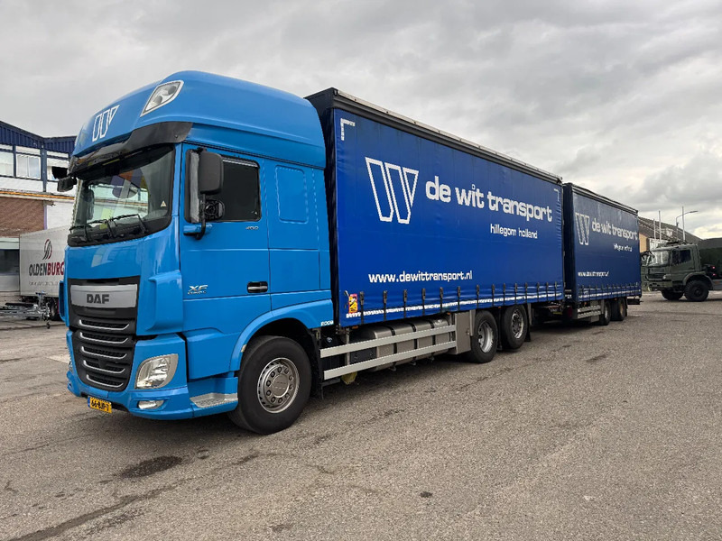 DAF XF 460 6X2 EURO 6 + HERTOGHS HANGER - Камион со церада: слика 1 DAF XF 460 6X2 EURO 6 + HERTOGHS HANGER - Камион со церада: слика 1