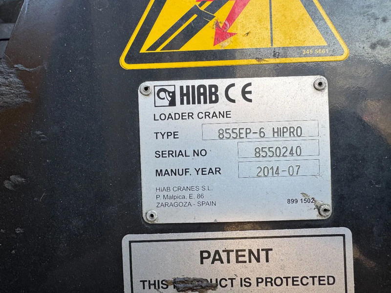 Лизинг на DAF XF 460 8X2 - EURO 6 + HIAB 855 EP-6 + REMOTE + STEERING AXLE DAF XF 460 8X2 - EURO 6 + HIAB 855 EP-6 + REMOTE + STEERING AXLE: слика 16 Лизинг на DAF XF 460 8X2 - EURO 6 + HIAB 855 EP-6 + REMOTE + STEERING AXLE DAF XF 460 8X2 - EURO 6 + HIAB 855 EP-6 + REMOTE + STEERING AXLE: слика 16