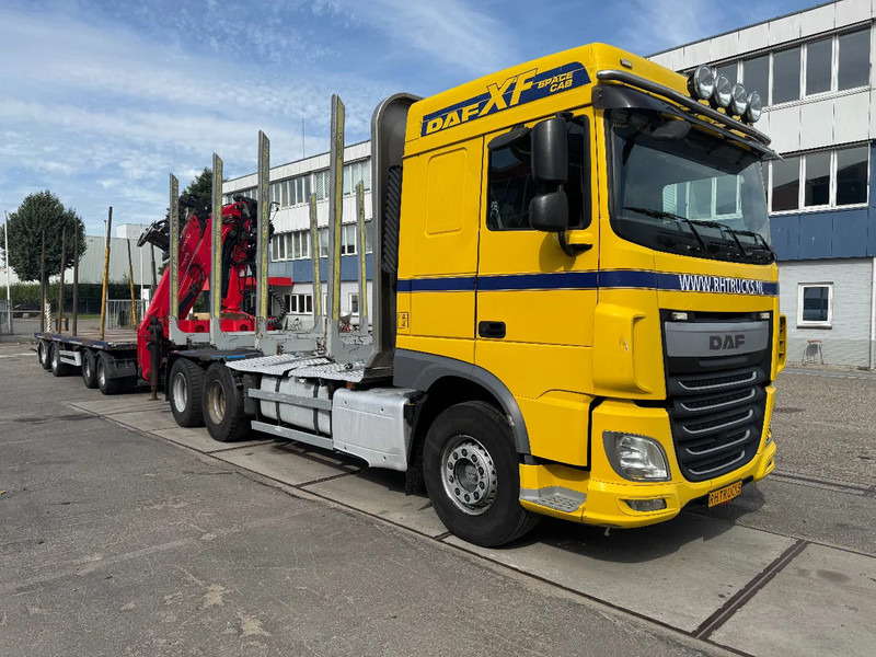 Камион со платформа, Камион со кран DAF XF 510 6X4 EURO 6 PALFINGER Q150Z + GRIJPER + KELBERG HANGER INTARDER: слика 13
