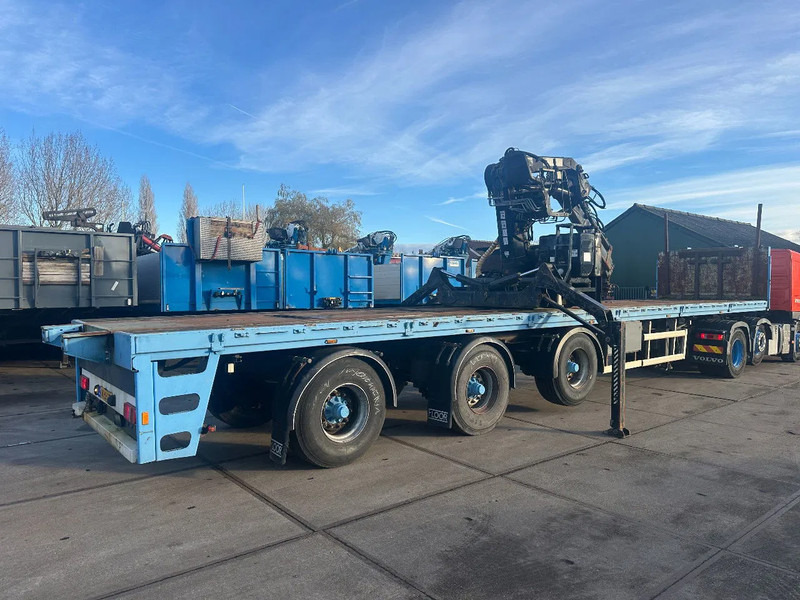 Полуприколка платформа Floor HIAB Roller 165-F3 Rotator: слика 8