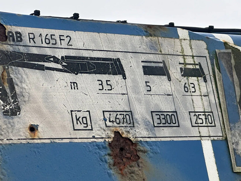 Floor MET HIAB R165-F2, LAATSTE 2 ASSEN GESTUURD - Полуприколка платформа: слика 3 Floor MET HIAB R165-F2, LAATSTE 2 ASSEN GESTUURD - Полуприколка платформа: слика 3