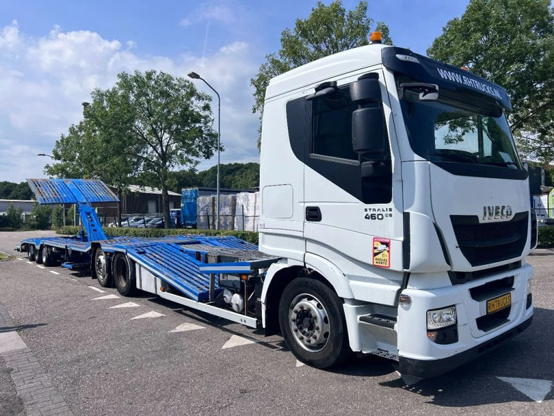Iveco Stralis 460 6X2 EURO 6 + GS MEPPEL - TRUCK-TRANSPORTER - Автотранспортен камион: слика 1 Iveco Stralis 460 6X2 EURO 6 + GS MEPPEL - TRUCK-TRANSPORTER - Автотранспортен камион: слика 1