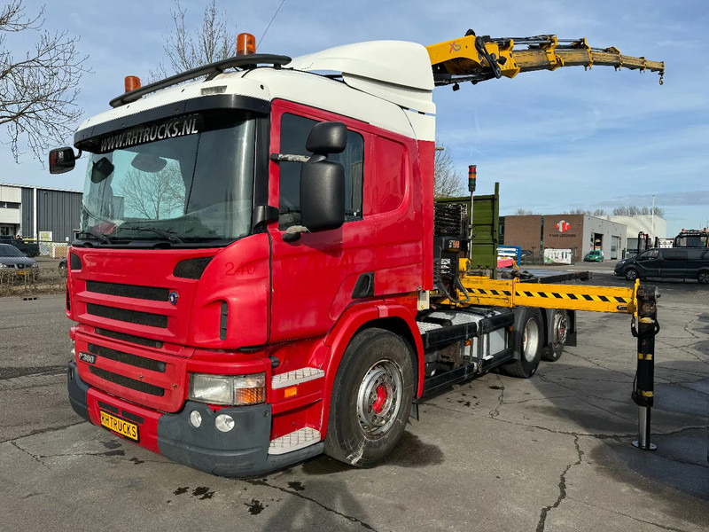 Scania P380 6X2 HIAB 288 + REMOTE CONTROL + PLATEAU - Камион влекач: слика 2 Scania P380 6X2 HIAB 288 + REMOTE CONTROL + PLATEAU - Камион влекач: слика 2