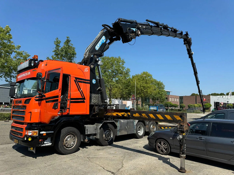 Scania R560 V8 8X2 + EFFER CRANE 1550 6S + FLYJIP 6XHYDR + REMOTE + WINCH - Камион влекач: слика 1 Scania R560 V8 8X2 + EFFER CRANE 1550 6S + FLYJIP 6XHYDR + REMOTE + WINCH - Камион влекач: слика 1