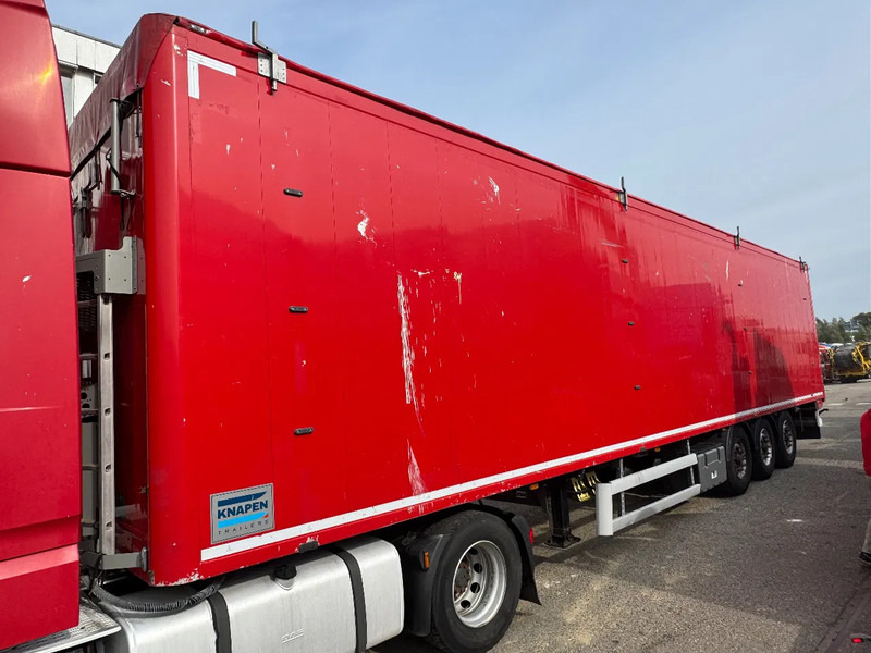 Knapen Trailers K100 / KT01 3X BPW AXLE TÜV TILL 05-2026 - Полуприколка со подвижен под за истовар: слика 1 Knapen Trailers K100 / KT01 3X BPW AXLE TÜV TILL 05-2026 - Полуприколка со подвижен под за истовар: слика 1