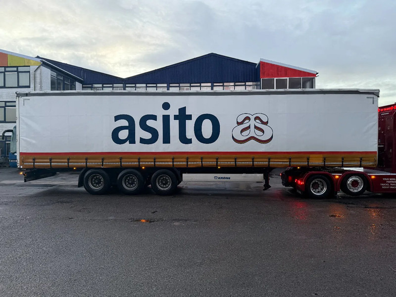 Krone WITH ALUMINIUM SIDEBOARDS, BPW AXLES, SLIDING ROOF - Полуприколка со церада: слика 2 Krone WITH ALUMINIUM SIDEBOARDS, BPW AXLES, SLIDING ROOF - Полуприколка со церада: слика 2