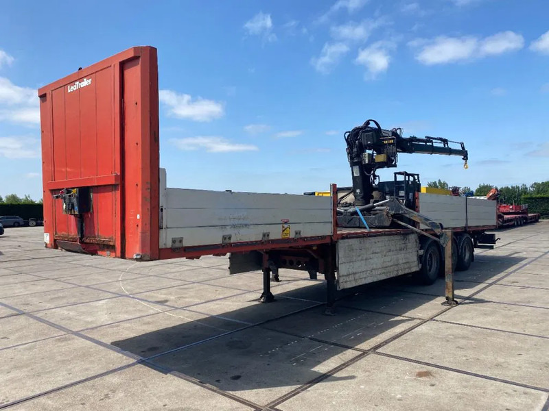 Lecitrailer MET HIAB R165 F3 - Полуприколка платформа: слика 1 Lecitrailer MET HIAB R165 F3 - Полуприколка платформа: слика 1