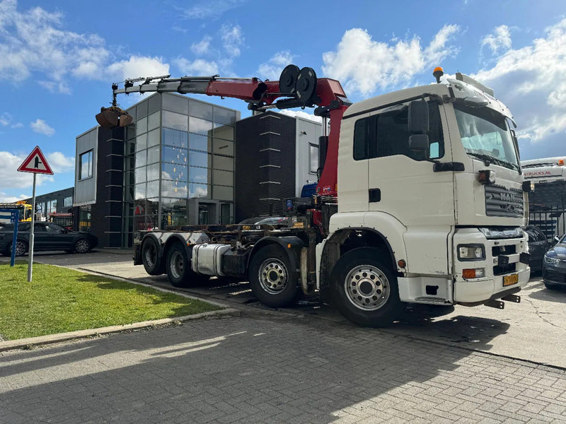 MAN TGA 35.440 8X2 - EURO 4 + HMF 2620K-RC 2018! + REMOTE + HYDRAUTO CABLE LIFT + LIFTING AXLE - Камион со кран: слика 1 MAN TGA 35.440 8X2 - EURO 4 + HMF 2620K-RC 2018! + REMOTE + HYDRAUTO CABLE LIFT + LIFTING AXLE - Камион со кран: слика 1