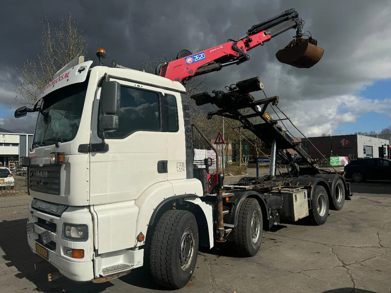 MAN TGA 35.440 8X2 - EURO 4 + HMF 2620K-RC 2018! + REMOTE + HYDRAUTO CABLE LIFT + LIFTING AXLE - Камион со кабелски систем, Камион со кран: слика 3 MAN TGA 35.440 8X2 - EURO 4 + HMF 2620K-RC 2018! + REMOTE + HYDRAUTO CABLE LIFT + LIFTING AXLE - Камион со кабелски систем, Камион со кран: слика 3