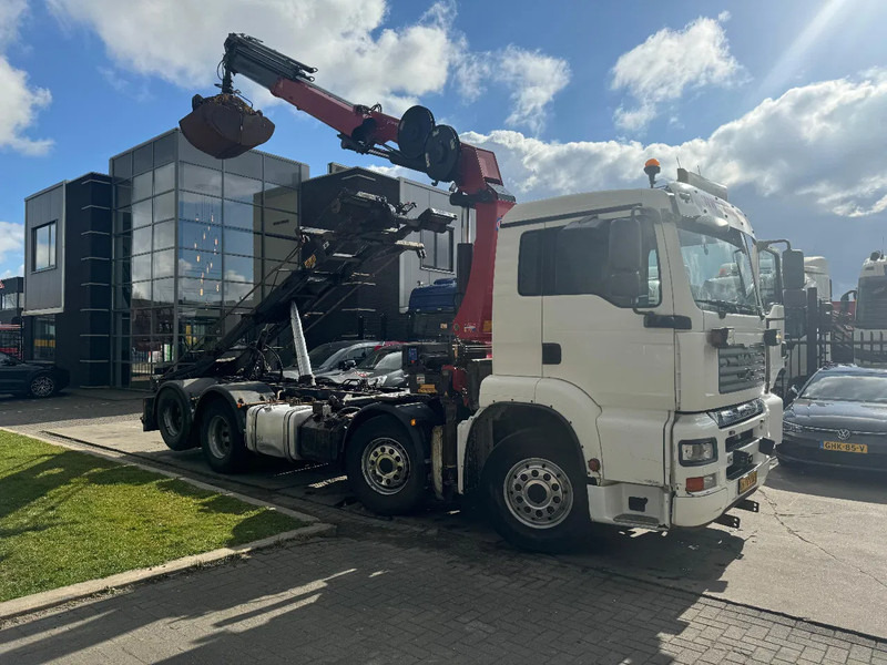 MAN TGA 35.440 8X2 - EURO 4 + HMF 2620K-RC 2018! + REMOTE + HYDRAUTO CABLE LIFT + LIFTING AXLE - Камион со кабелски систем, Камион со кран: слика 4 MAN TGA 35.440 8X2 - EURO 4 + HMF 2620K-RC 2018! + REMOTE + HYDRAUTO CABLE LIFT + LIFTING AXLE - Камион со кабелски систем, Камион со кран: слика 4