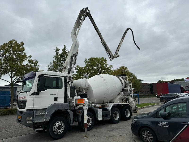MAN TGS 35.400 8X4 PUTZMEISTER PUMP 21-3 + LIEBHERR MIXER - Камион со бетонска пумпа: слика 2 MAN TGS 35.400 8X4 PUTZMEISTER PUMP 21-3 + LIEBHERR MIXER - Камион со бетонска пумпа: слика 2