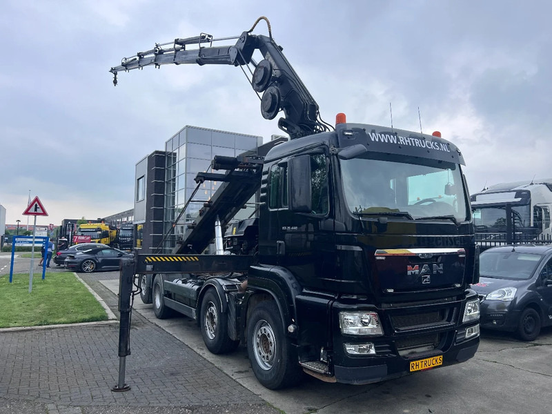 MAN TGS 35.440 8X2-4 + HIAB 220C-5 REMOTE + CABLE LIFT AUTOMATIC - Камион со кабелски систем, Камион со кран: слика 3 MAN TGS 35.440 8X2-4 + HIAB 220C-5 REMOTE + CABLE LIFT AUTOMATIC - Камион со кабелски систем, Камион со кран: слика 3